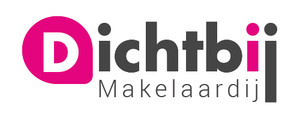 Logo van Dichtbij Makelaardij B.V.