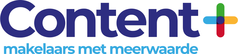 Logo van Content+ Makelaars