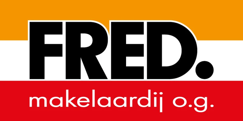 Logo van FRED. makelaardij o.g. B.V.