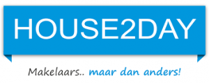 Logo van HOUSE2DAY makelaars B.V.