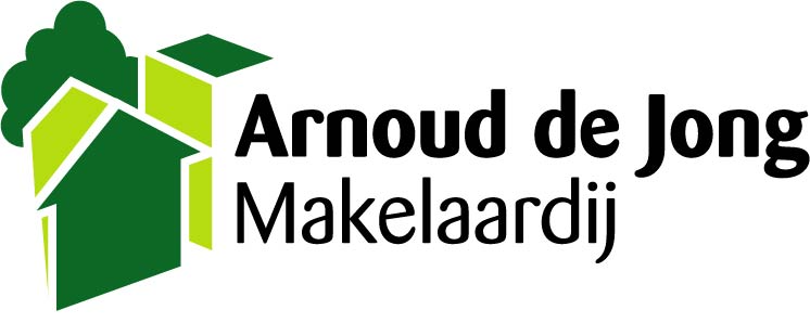 Logo van Arnoud de Jong Makelaardij B.V.