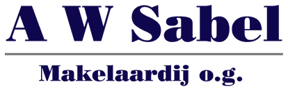 Logo van A.W. Sabel Makelaardij B.V.