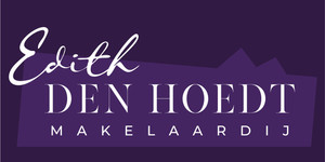 Logo van Edith den Hoedt Makelaardij B.V.