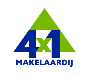 Logo van 4 x 1 Makelaardij